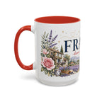 France Home Country Mug | Moving Away Gift | Long Distance Friendship | 11 oz 15 oz Accent Mug