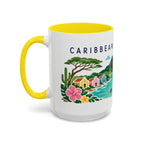 Caribbean Netherlands Coffee Mug | Travel Souvenir Accent Mug | Country Gift Ceramic Cup 11oz 15oz