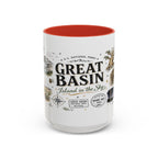 Great Basin National Park Coffee Mug | Nevada Desert Stargazing Hiking Gift | Accent Color Ceramic 11oz 15oz