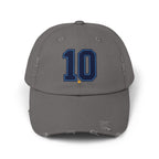 Minimal No 10 Soccer Hat | Argentina Fan Cap | 10 Soccer Supporter Cap