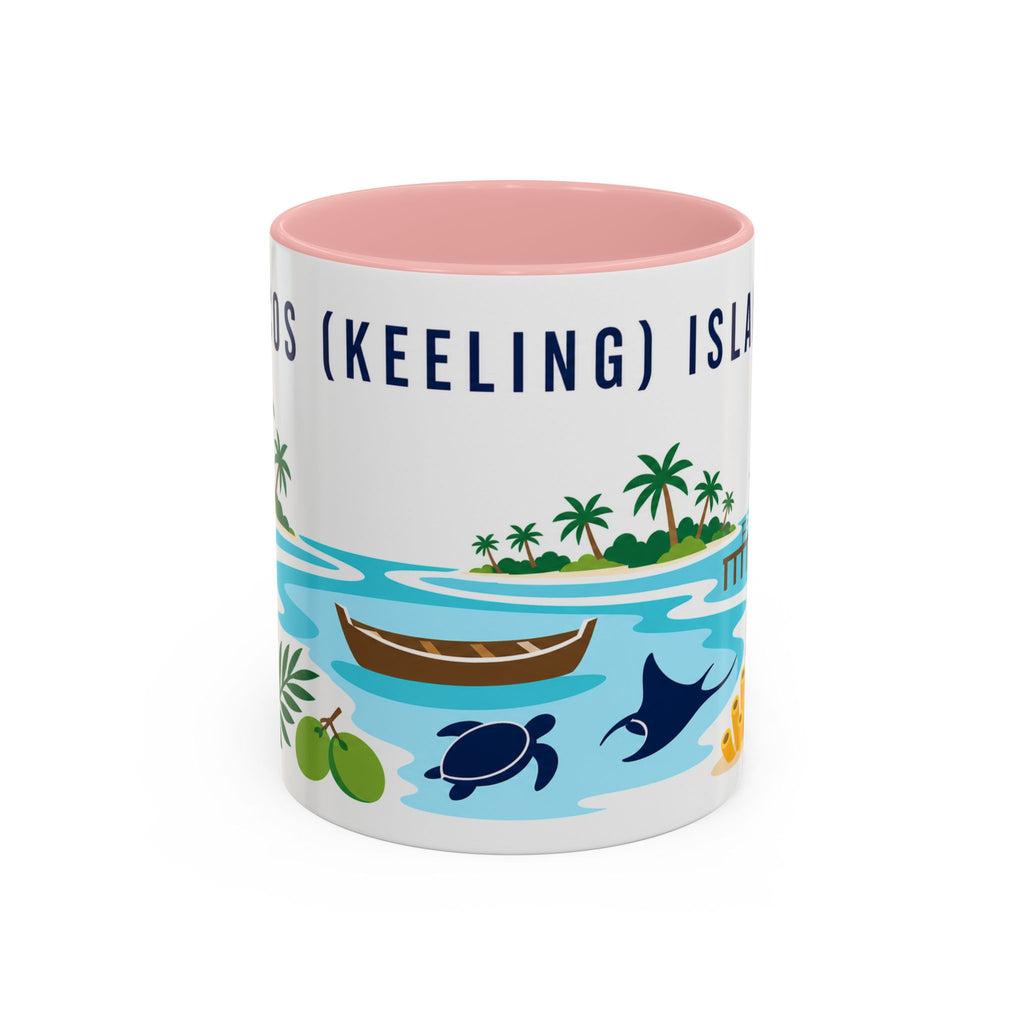 Cocos (Keeling) Islands Coffee Mug | Travel Souvenir Accent Mug | Country Gift Ceramic Cup 11oz 15oz