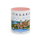 Lithuania Coffee Mug | Travel Souvenir Accent Mug | Place Gift Ceramic Cup 11oz 15oz