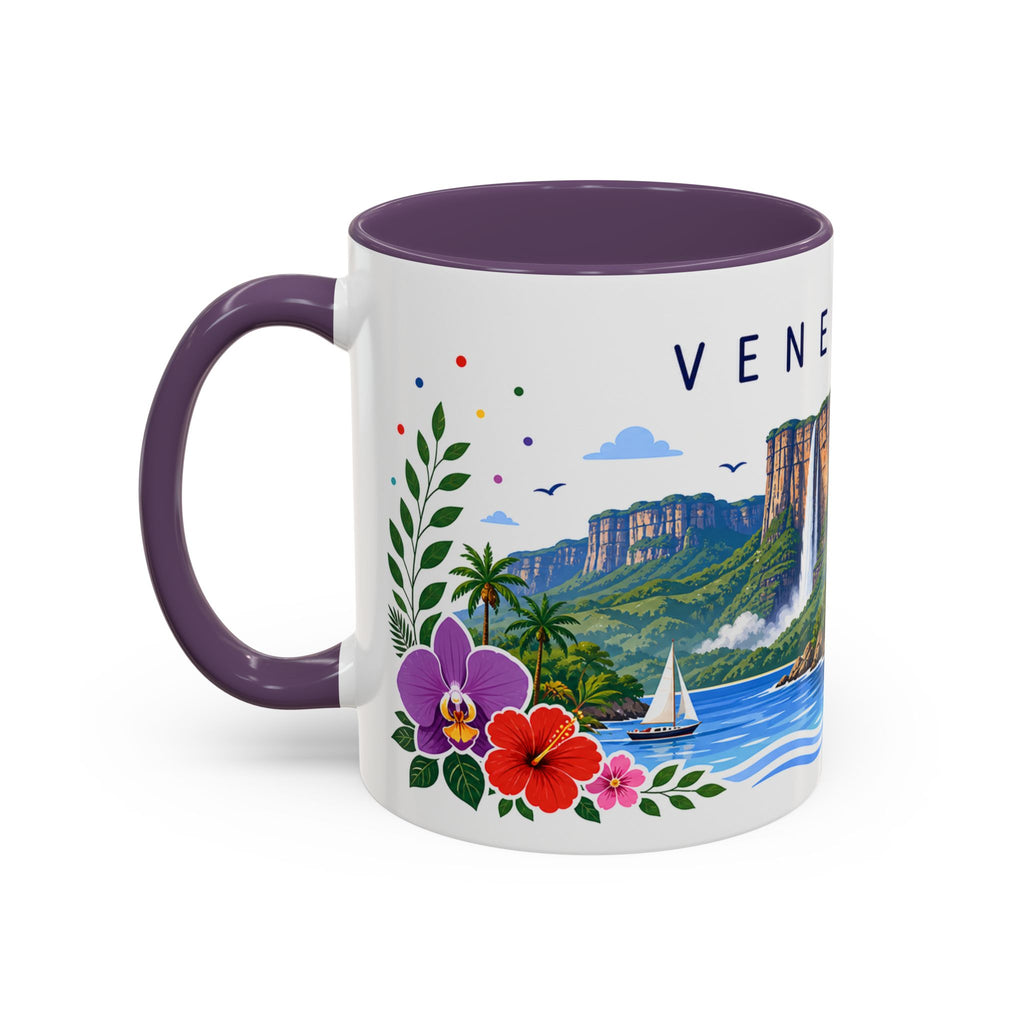 Venezuela Coffee Mug | Travel Souvenir Accent Mug | Place Gift Ceramic Cup 11oz 15oz