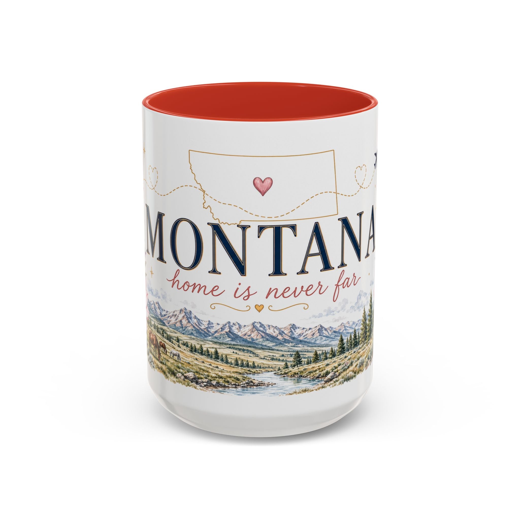 Montana Home State Mug | Moving Away, Long Distance Friendship Gift (11oz 15oz)