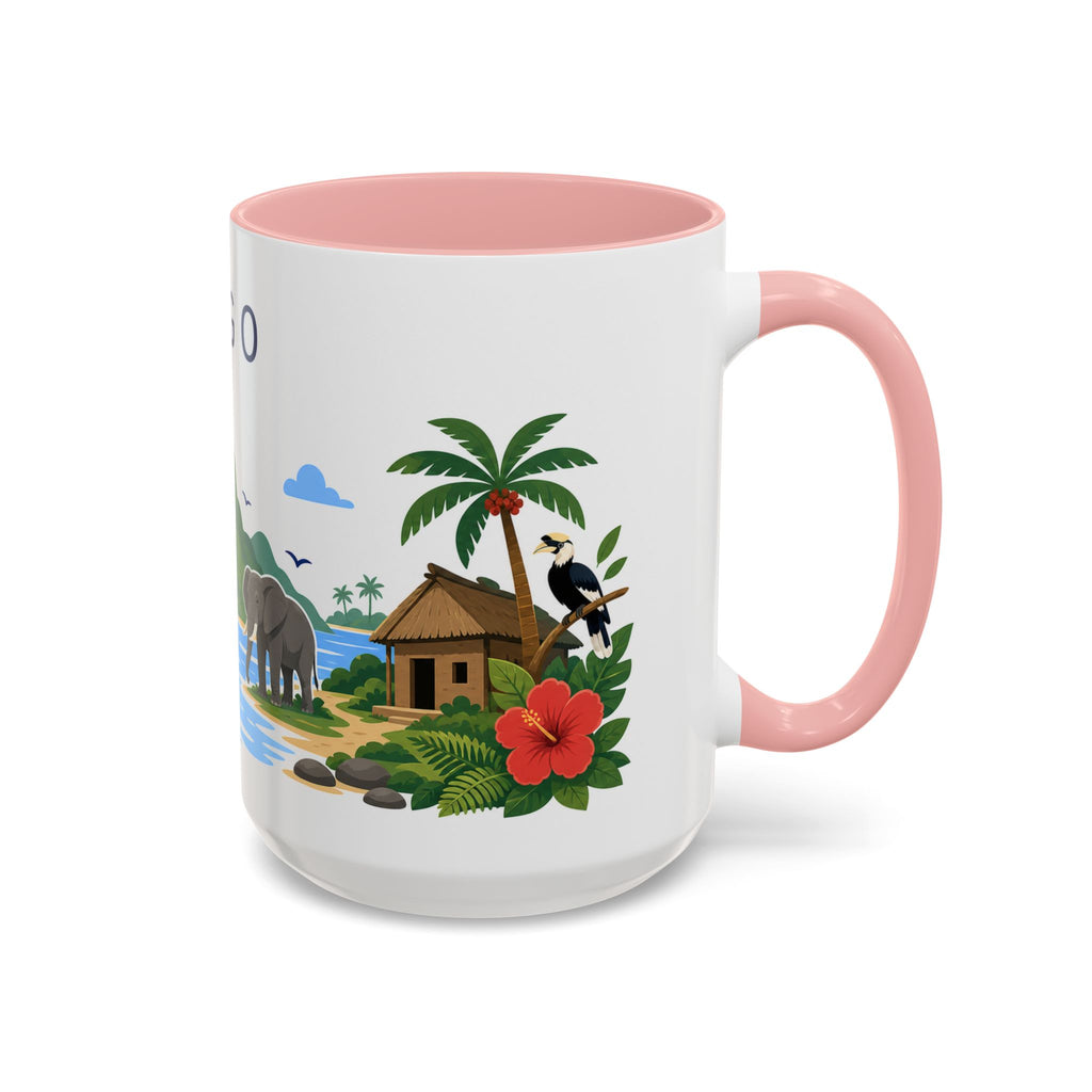 Togo Coffee Mug | Travel Souvenir Accent Mug | Country Gift Ceramic Cup 11oz 15oz
