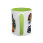 Agra Coffee Mug | India Travel Souvenir | Vintage Illustrated City Gift | 11 oz 15 oz Accent Mug
