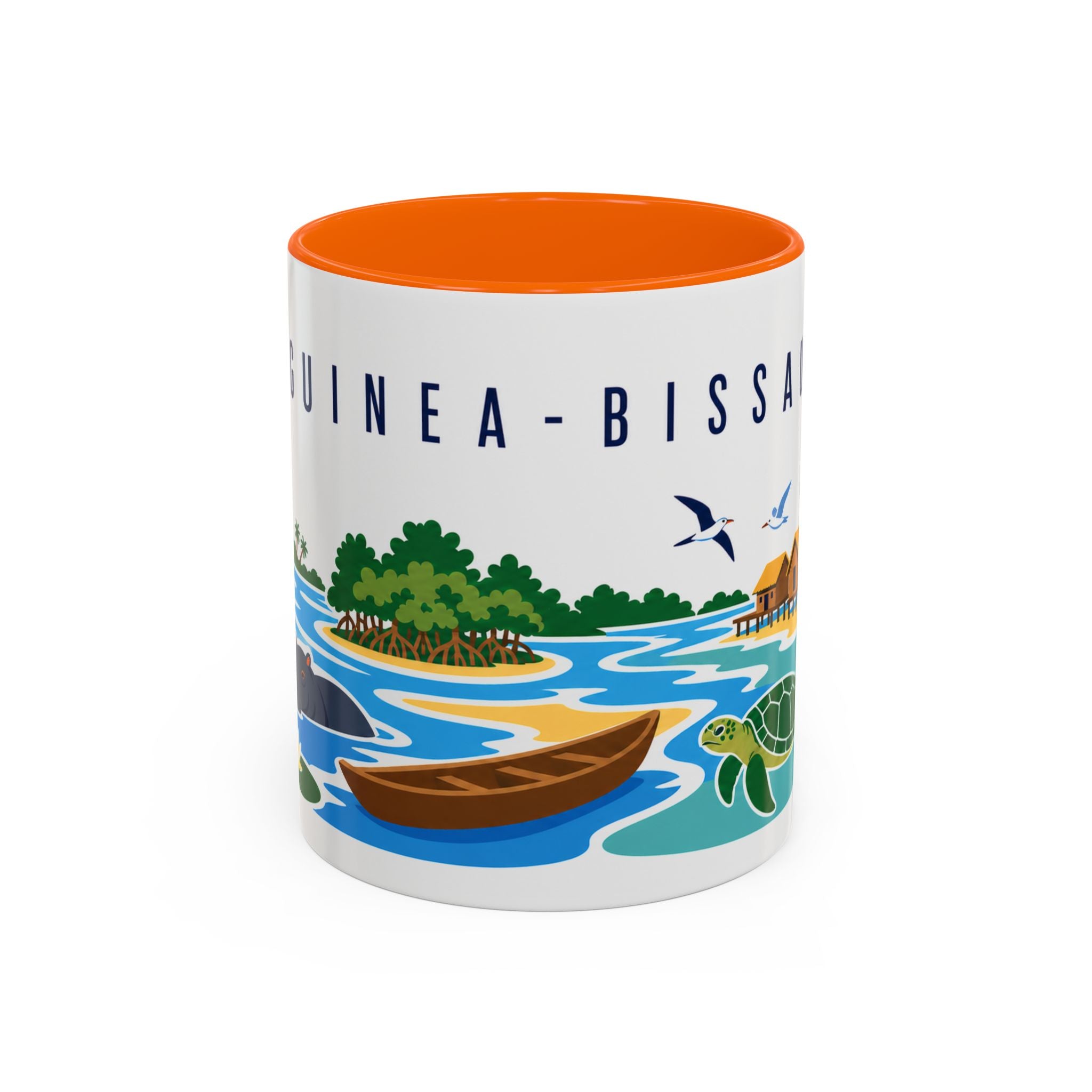 Guinea-Bissau Coffee Mug | Travel Souvenir Accent Mug | Country Gift Ceramic Cup 11oz 15oz