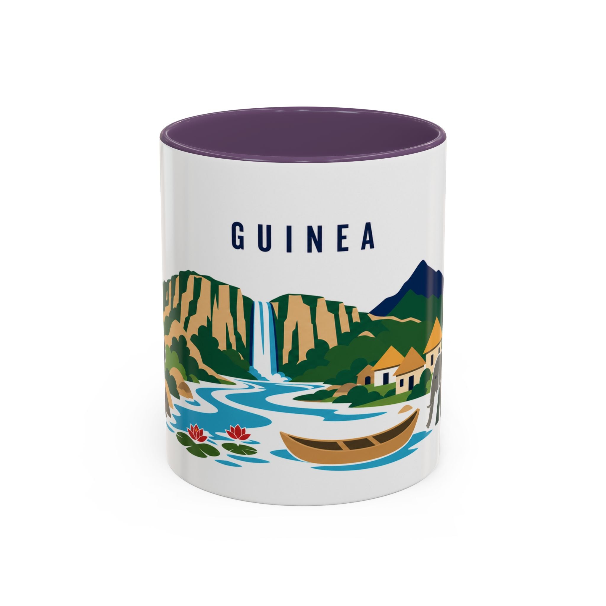 Guinea Coffee Mug | Travel Souvenir Accent Mug | Country Gift Ceramic Cup 11oz 15oz