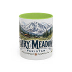 Fairy Meadows Mug, Pakistan Travel Souvenir, Bucket List Gift, Accent Ceramic Coffee Mug 11oz 15oz