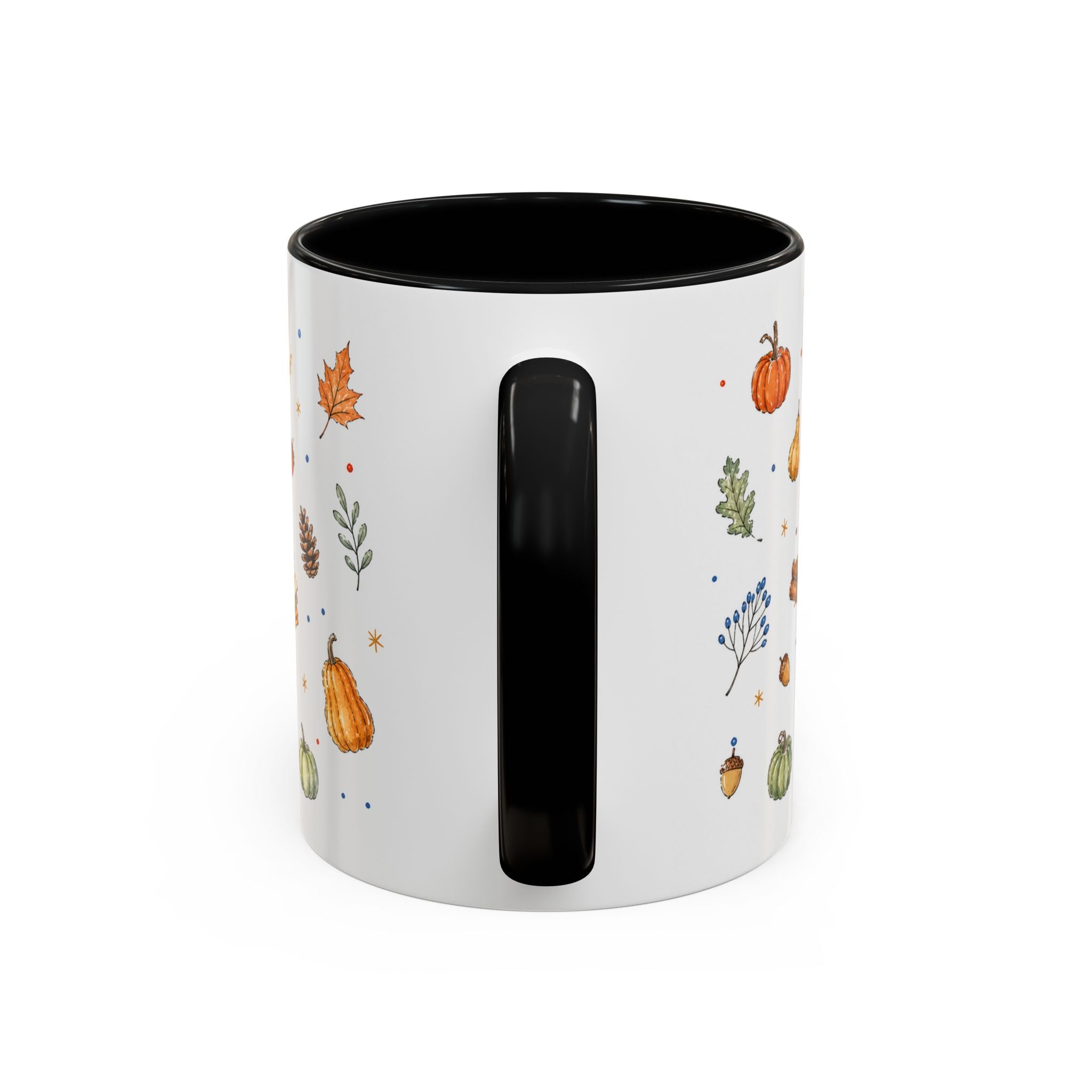 Thanksgiving Baking Mug | Watercolor Autumn Gift | Pumpkin Pie Accent Coffee Cup 11oz 15oz