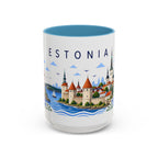 Estonia Coffee Mug | Travel Souvenir Accent Mug | Place Gift Ceramic Cup 11oz 15oz