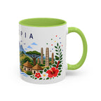 Ethiopia Coffee Mug | Travel Souvenir Accent Mug | Place Gift Ceramic Cup 11oz 15oz
