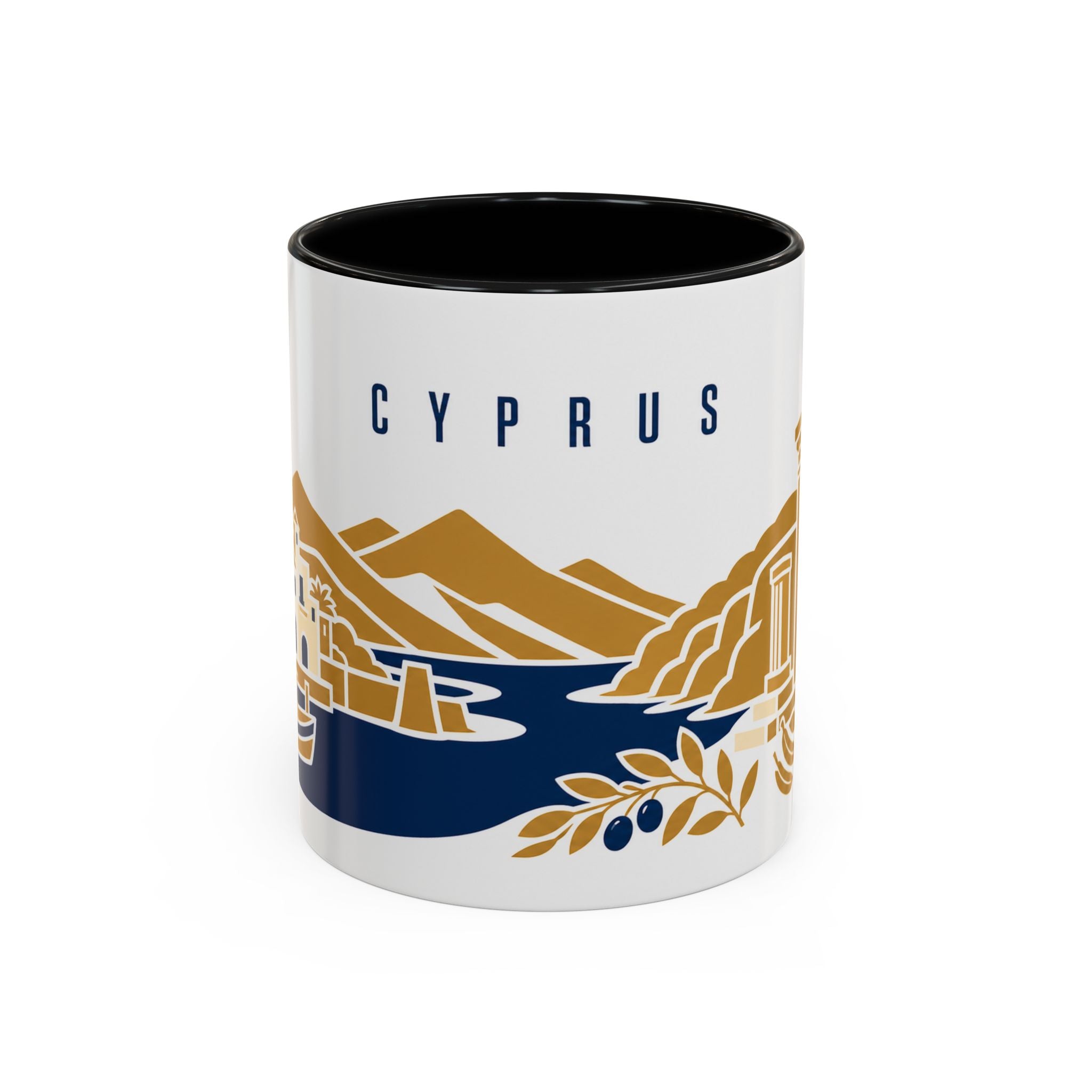 Cyprus Coffee Mug | Travel Souvenir Accent Mug | Country Gift Ceramic Cup 11oz 15oz