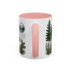 Banff Lake Louise Coffee Mug | Travel Destination Souvenir Gift | Accent Color Ceramic 11oz 15oz