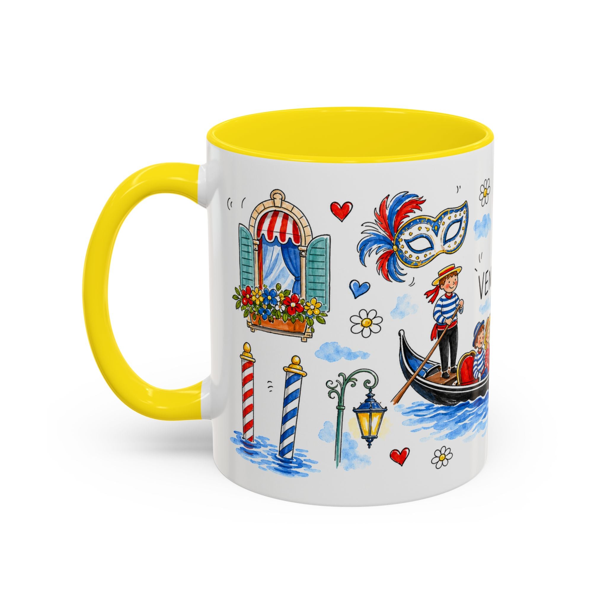 Venice Travel Mug | European City Souvenir Accent Coffee Mug | 11oz 15oz Ceramic Cup