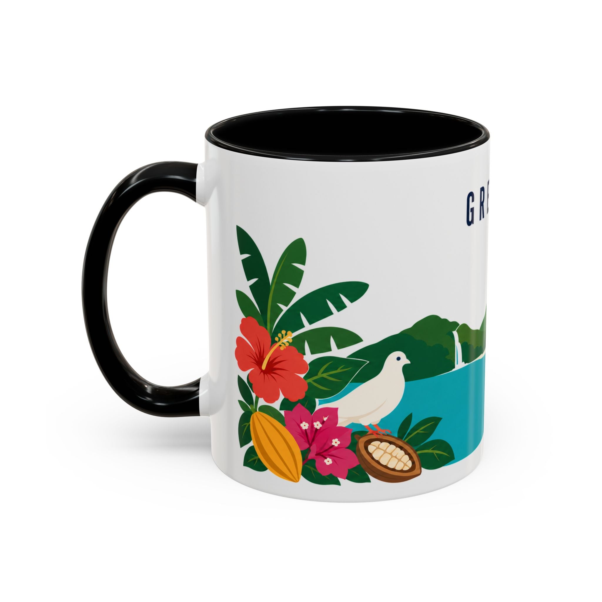 Grenada Coffee Mug | Travel Souvenir Accent Mug | Country Gift Ceramic Cup 11oz 15oz