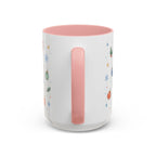 Christmas Ornament Mug | Snowflake Watercolor Holiday Gift | Accent Cup 11oz 15oz