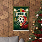 Portugal Soccer Fan Art Poster | Matte Vertical Poster | World Cup 2026 Wall Decor