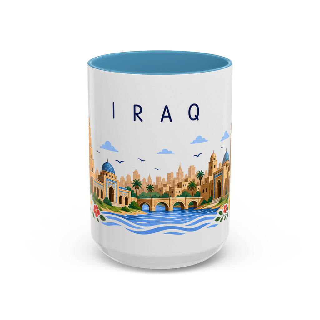 Iraq Coffee Mug | Travel Souvenir Accent Mug | Place Gift Ceramic Cup 11oz 15oz