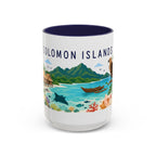 Solomon Islands Coffee Mug | Travel Souvenir Accent Mug | Country Gift Ceramic Cup 11oz 15oz