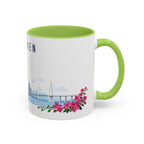 Shenzhen Coffee Mug | China Travel Souvenir | Porcelain Decal City Gift | 11oz 15oz Accent Mug