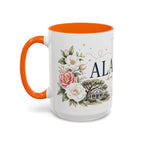 Alabama State Map Mug | Coastal Scenery, Botanical Accents, Homesick Gift