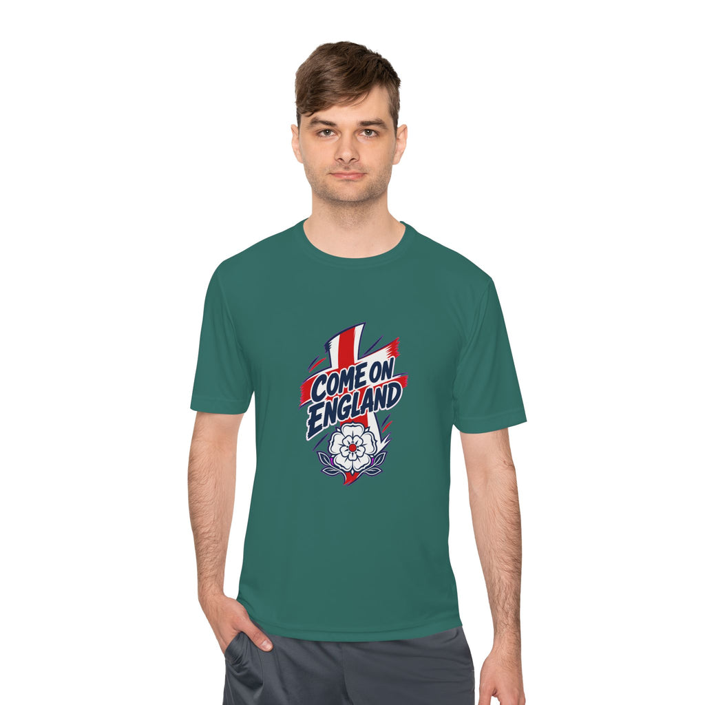 England Soccer Fan Tee, Come On England Sport Shirt