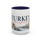 Turkey Home Country Mug | Moving Away Gift | Long Distance Friendship | 11 oz 15 oz Accent Mug