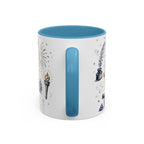 America 250 Coffee Mug | 1776-2026 Patriotic 4th of July Gift | Accent Color Ceramic 11oz 15oz