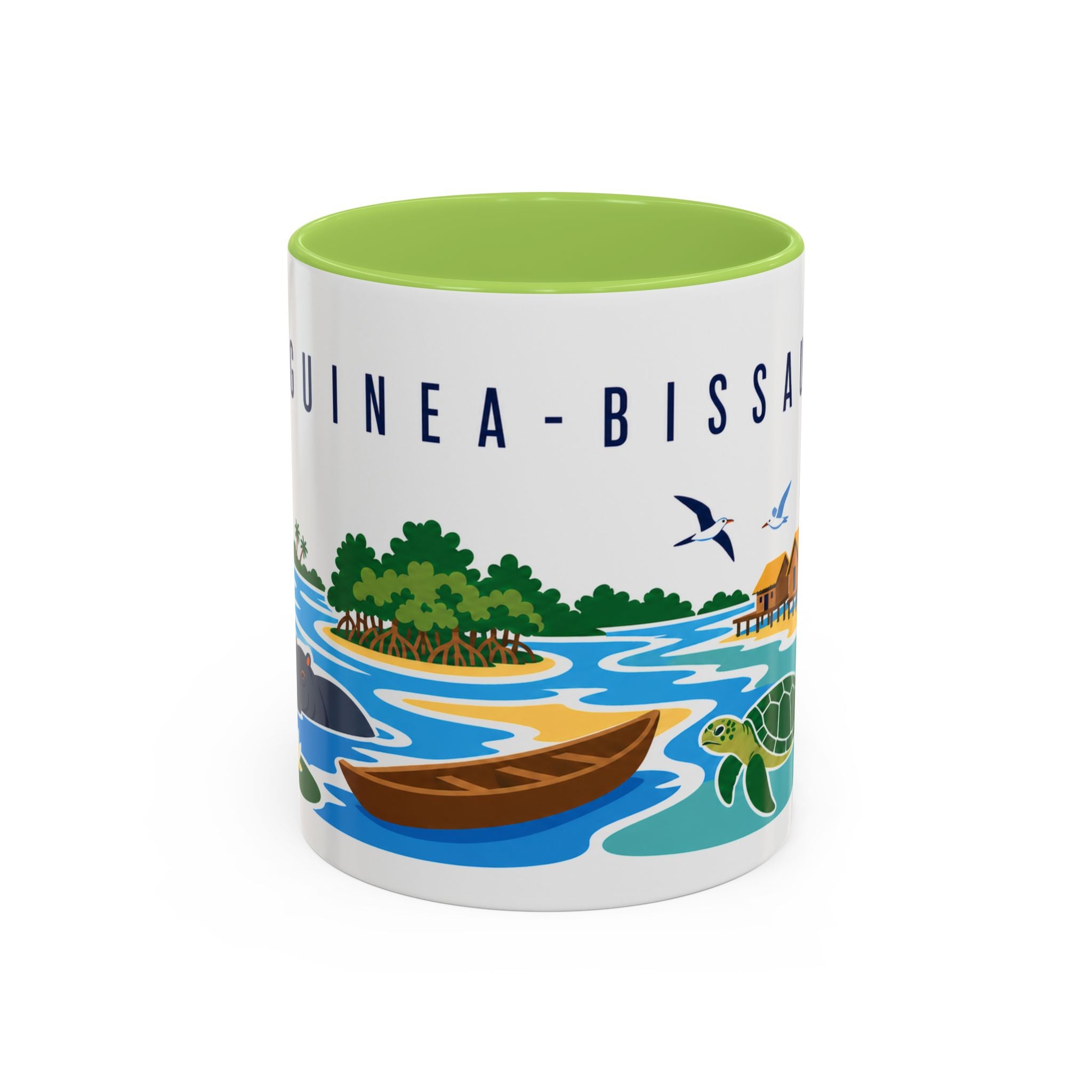 Guinea-Bissau Coffee Mug | Travel Souvenir Accent Mug | Country Gift Ceramic Cup 11oz 15oz