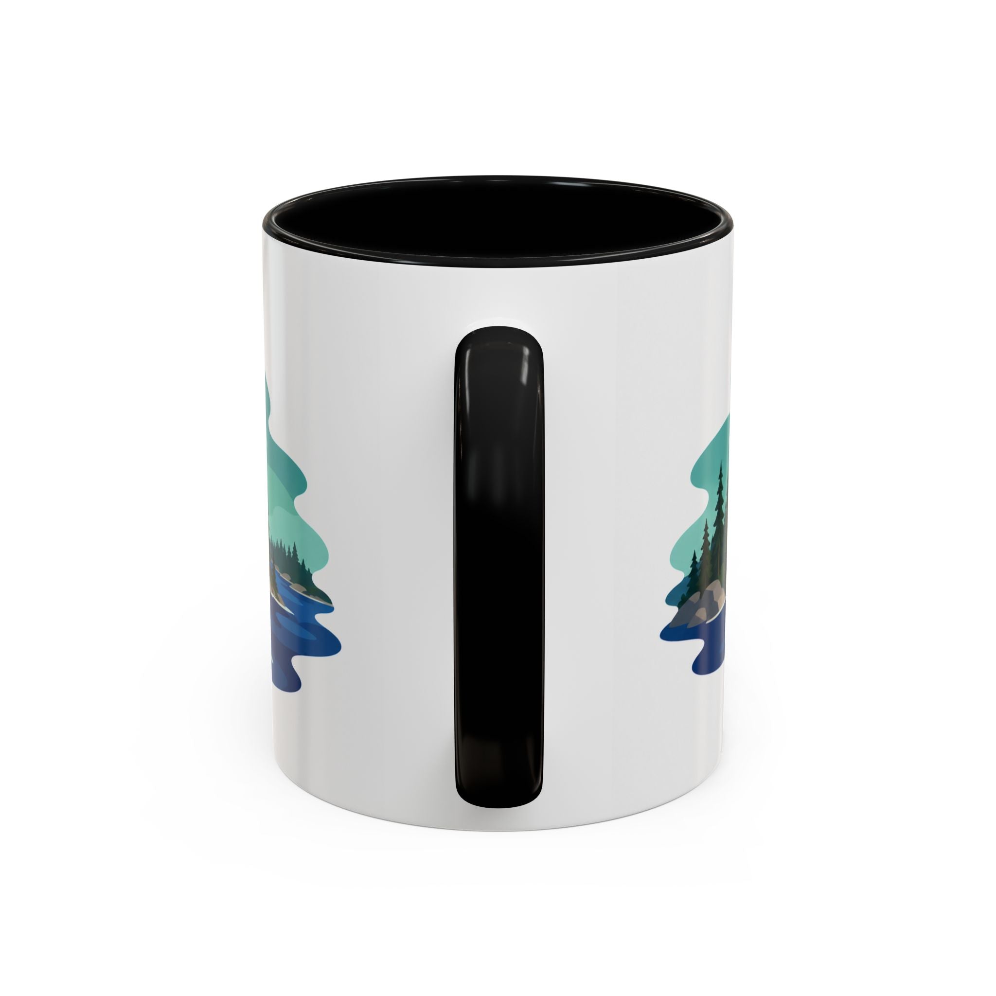 Voyageurs National Park Coffee Mug | Solid Color Block Park Souvenir | 11oz 15oz Accent Mug