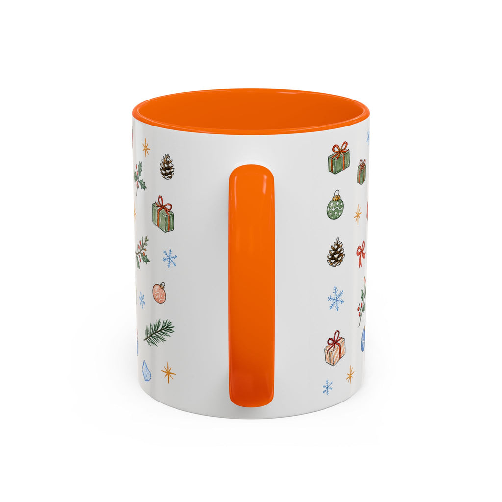 Denali National Park Christmas Mug | Watercolor Travel Souvenir | Holiday Gift | Accent Ceramic Coffee Cup 11oz 15oz