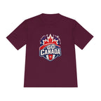 Go Canada Soccer T Shirt, Moisture Wicking Fan Tee
