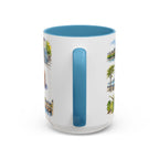 Bordeaux Illustrated Travel Mug | City Souvenir Accent Coffee Mug | 11oz 15oz Ceramic Cup