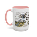 Kings Canyon National Park Coffee Mug | California Sierra Nevada Sequoia Gift | Accent Color Ceramic 11oz 15oz
