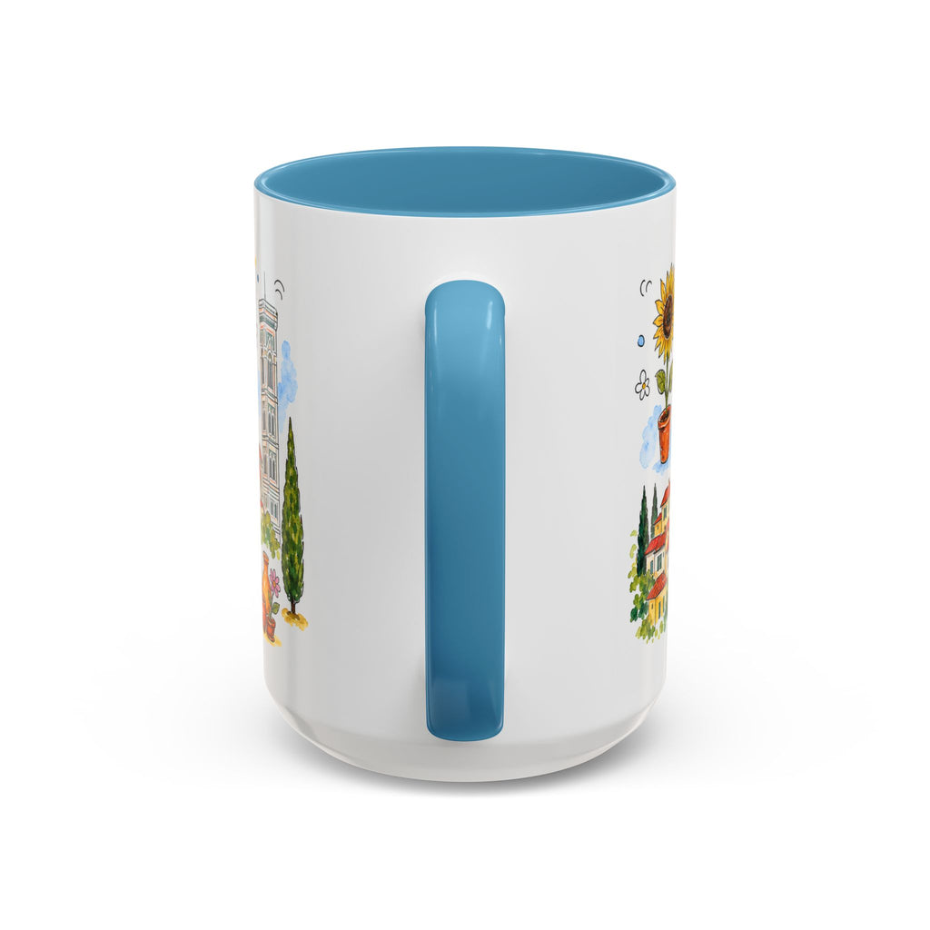 Florence Travel Mug | European City Souvenir Accent Coffee Mug | 11oz 15oz Ceramic Cup