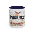 Phoenix Coffee Mug | Arizona Souvenir City Gift | Accent Color Ceramic 11oz 15oz