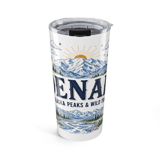 Denali National Park 20oz Tumbler | Alaska National Park Hiking Gift | Insulated Stainless Steel Travel Cup