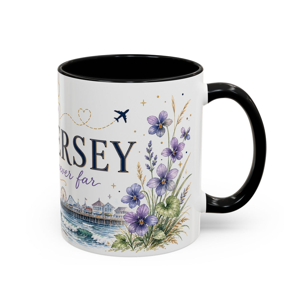 New Jersey Home State Mug | Moving Away Gift | Long Distance Friendship Coffee Cup | 11oz 15oz Accent Mug