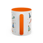 New Year Party Mug | Balloon Popper Watercolor Celebration Gift | Accent Cup 11oz 15oz