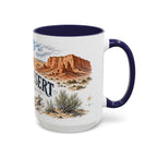 Gobi Desert Mug, Mongolia Travel Souvenir, Bucket List Gift, Accent Ceramic Coffee Mug 11oz 15oz