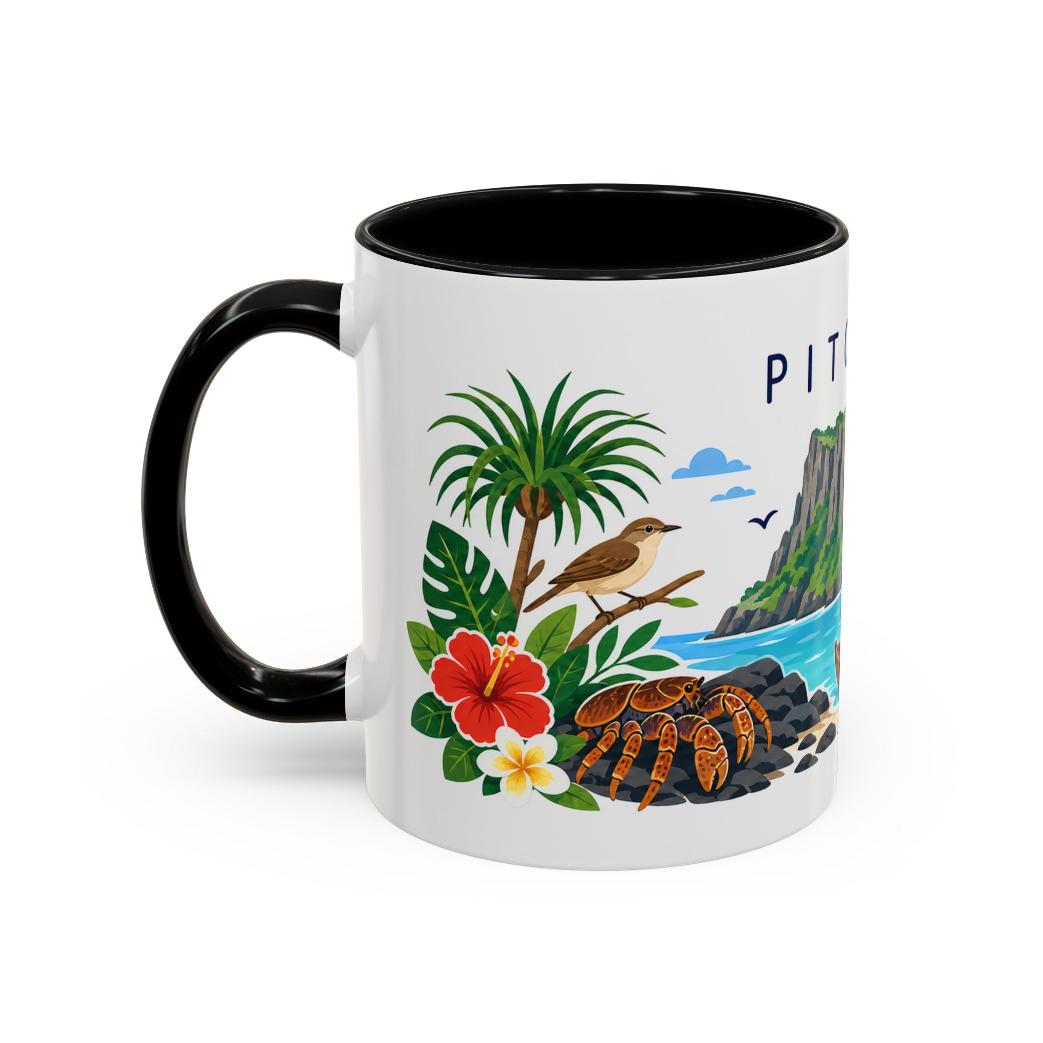 Pitcairn Coffee Mug | Travel Souvenir Accent Mug | Country Gift Ceramic Cup 11oz 15oz