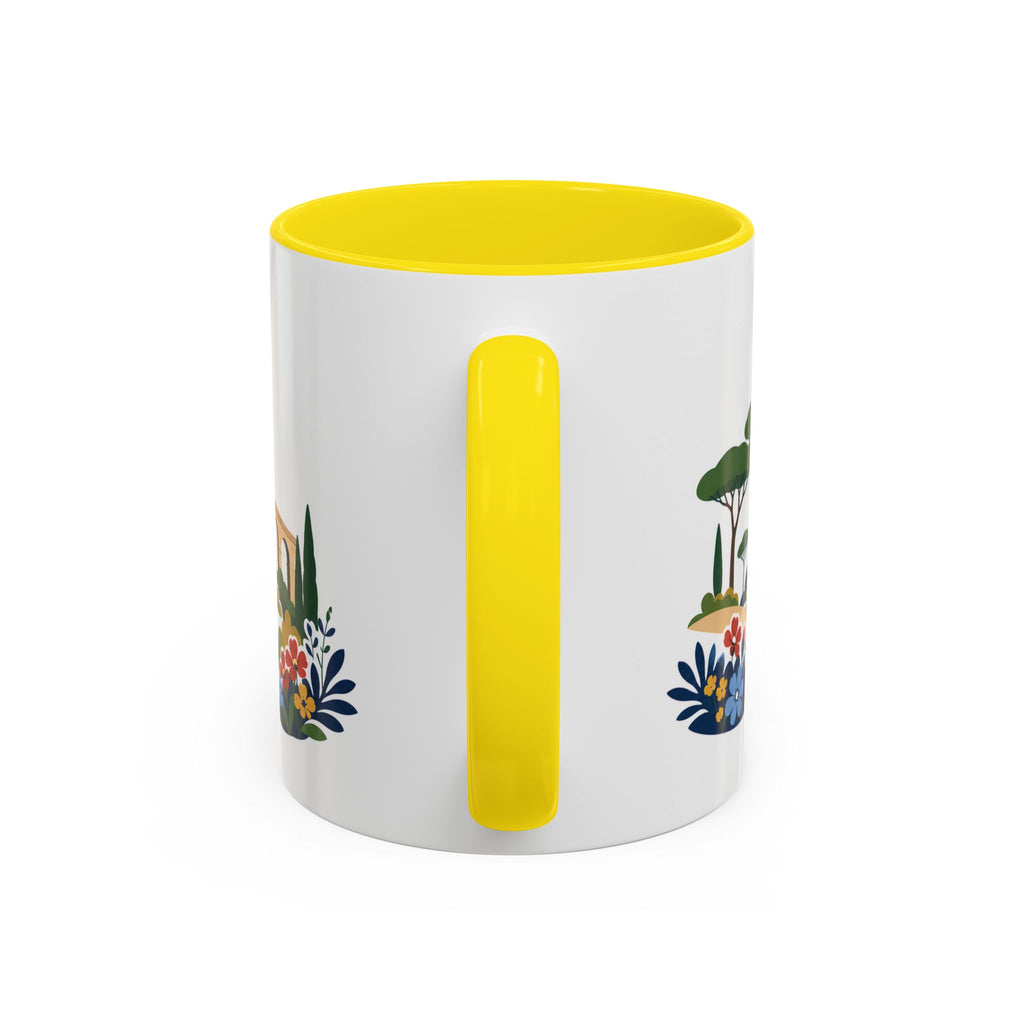 Rome Coffee Mug | Italy Travel Souvenir | Porcelain Decal City Gift | 11oz 15oz Accent Mug