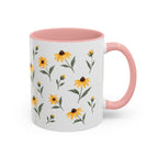 Maryland Black-eyed Susan Mug, State Flower Floral Coffee Cup, 11oz Botanical Gift