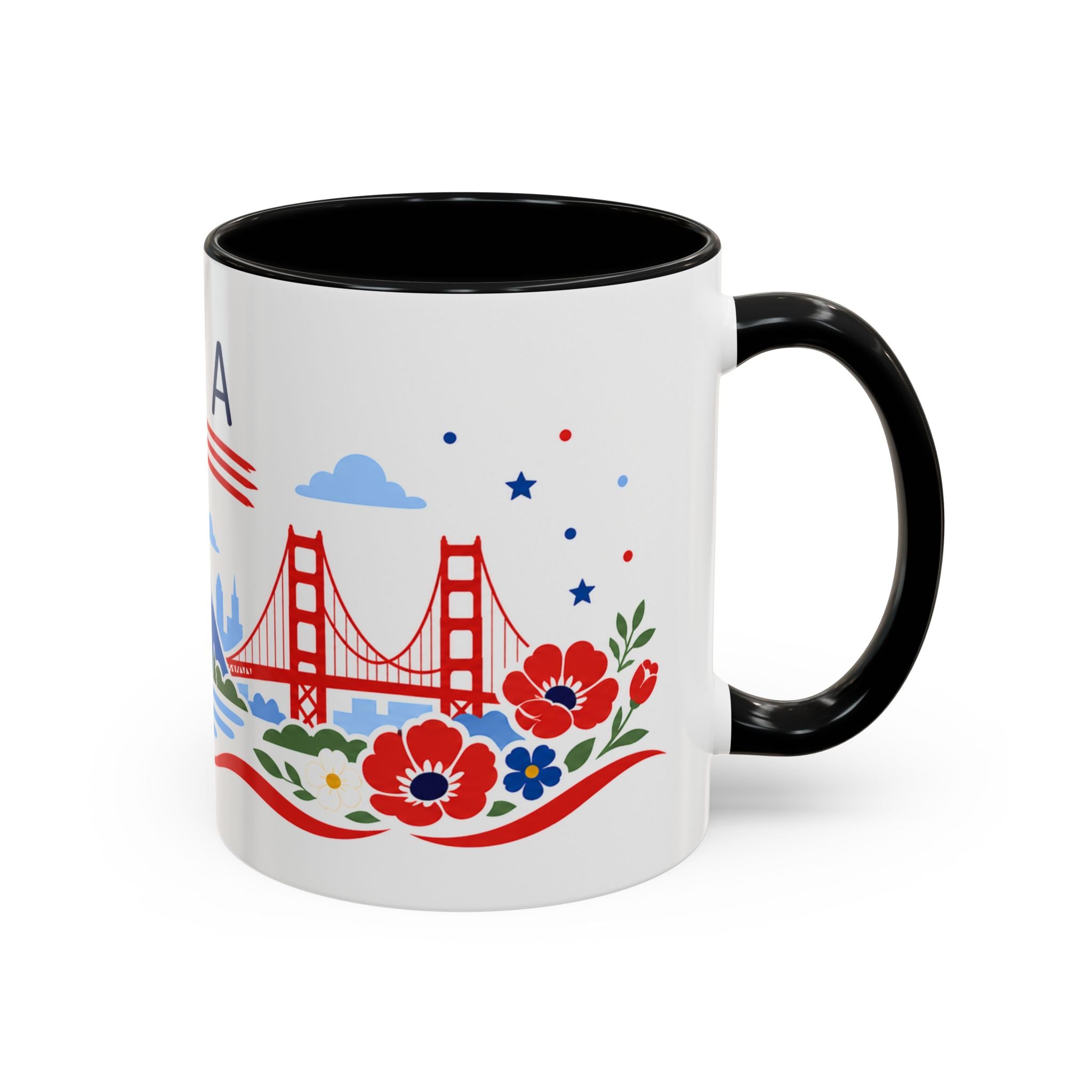 United States Coffee Mug | Travel Souvenir Accent Mug | Country Gift Ceramic Cup 11oz 15oz