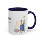 Personalized Teacher Mug | Custom Name Notebook Coffee Cup | Back to School Gift 11oz 15oz
