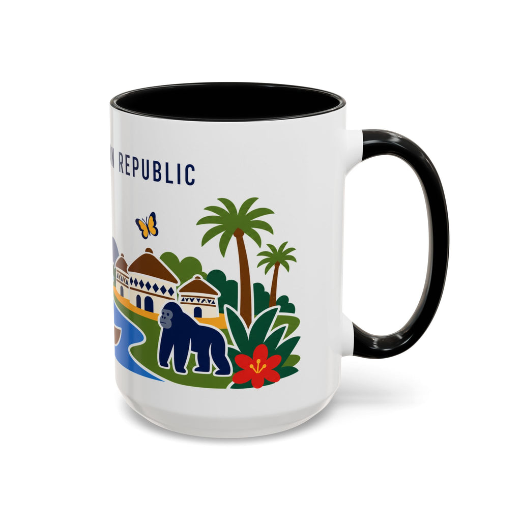 Central African Republic Coffee Mug | Travel Souvenir Accent Mug | Country Gift Ceramic Cup 11oz 15oz