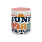 Custom Retro Birthday Mug | Personalized Month Year Gift (11oz 15oz)