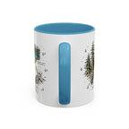 North Cascades National Park Coffee Mug | Washington Alpine Glacier Hiking Gift | Accent Color Ceramic 11oz 15oz