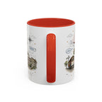 San Francisco Coffee Mug | California Souvenir Travel Gift | Accent Color Ceramic 11oz 15oz